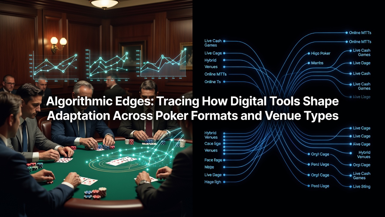 Digitale pokertools en algoritmische analyse in verschillende pokerformats en locaties