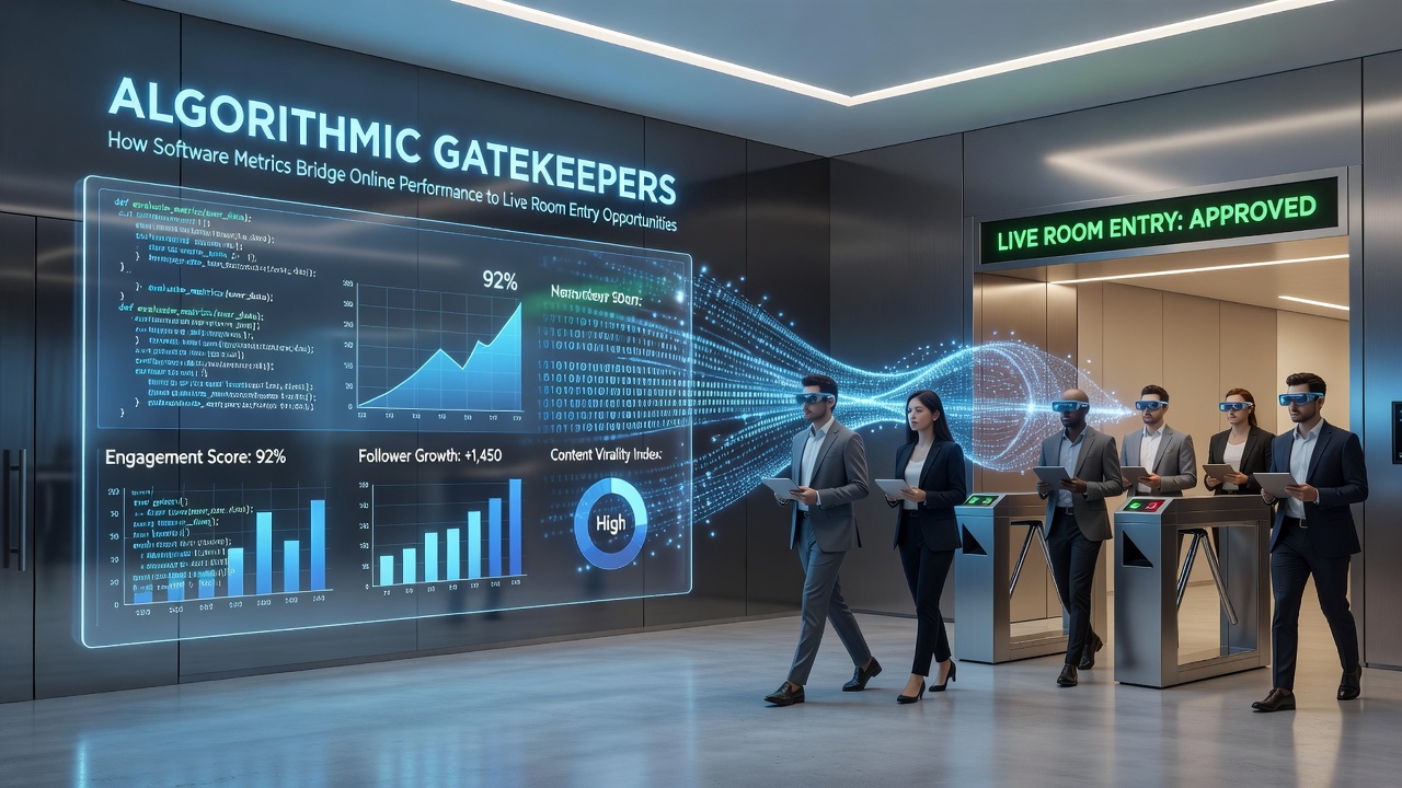 Grafiek die metrics koppelt aan live pokerroom toegang