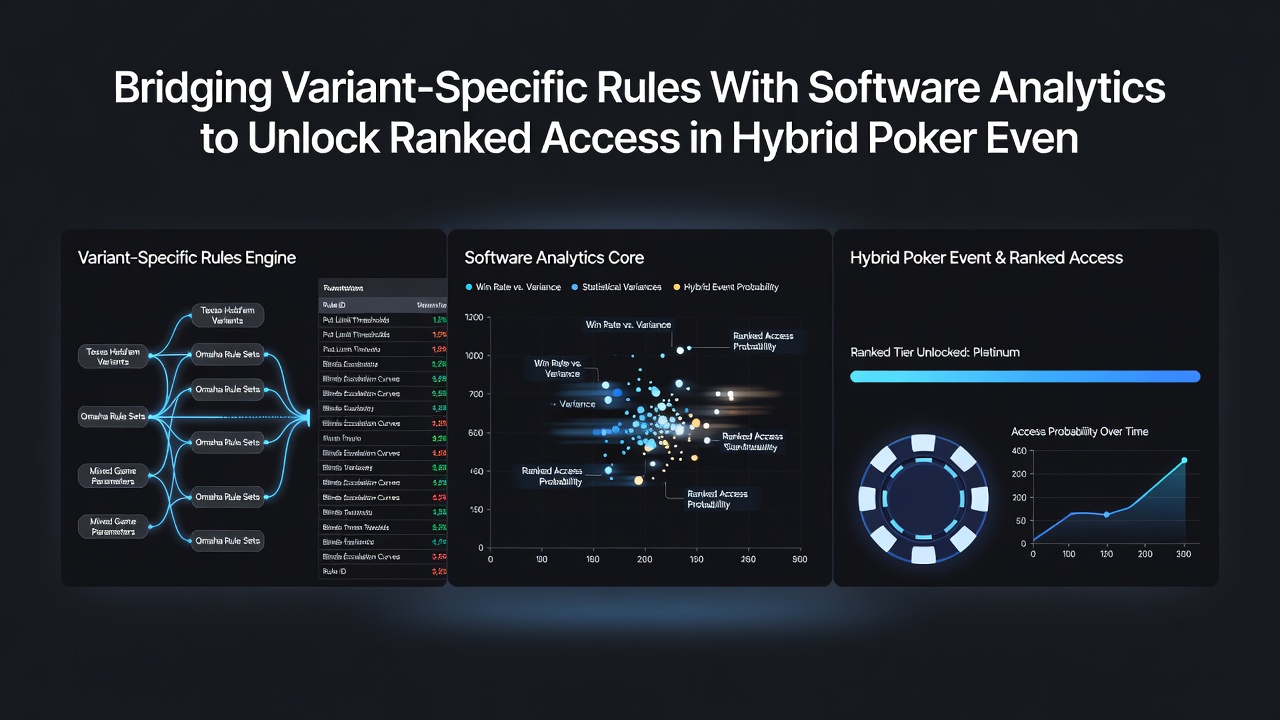 Hybride poker leaderboard met analytics visualisaties