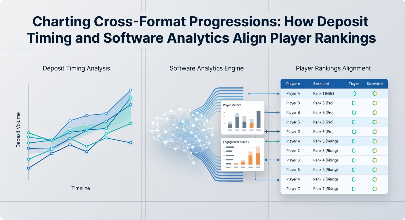Diagram van software analytics die speler rankings aligneren over poker varianten