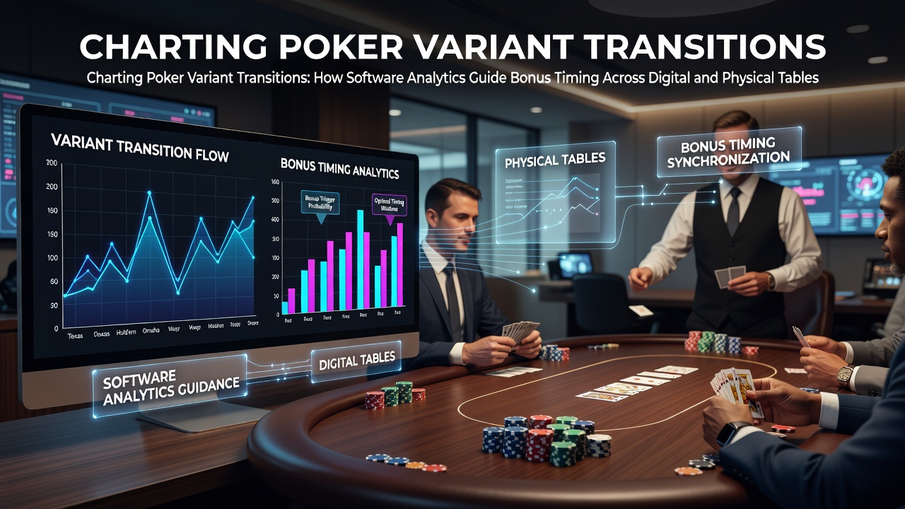 Software analytics dashboards die overgangen tussen poker varianten en bonus timing visualiseren over digitale en fysieke tafels