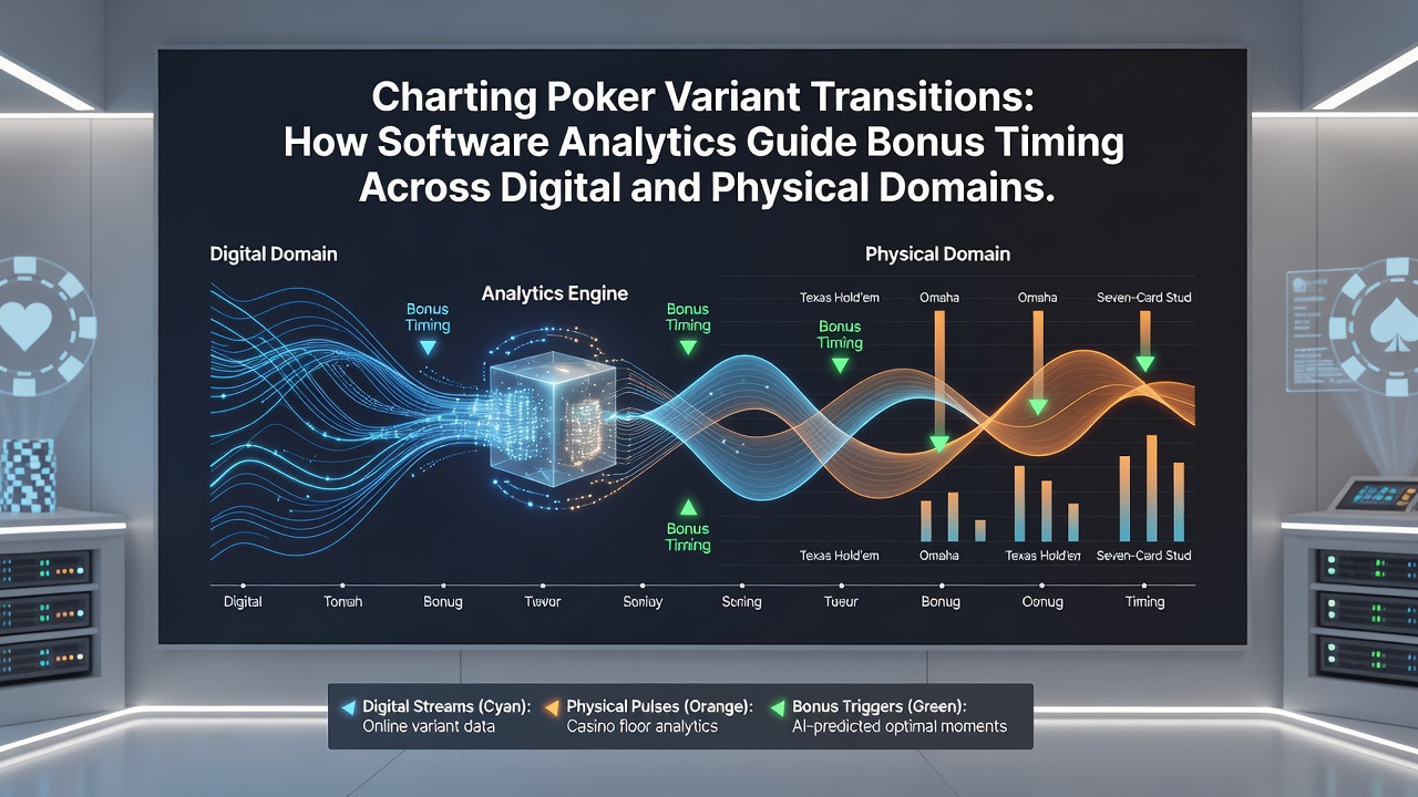 Overgang van digitale poker analytics naar fysieke tafels met focus op variant transities en bonus strategieën