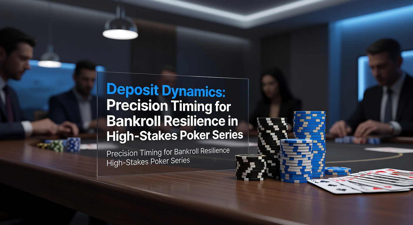 Grafiek die bankrollfluctuaties toont tijdens een high-stakes pokerreeks, met pieken en dalen die de noodzaak van tijdige stortingen illustreren