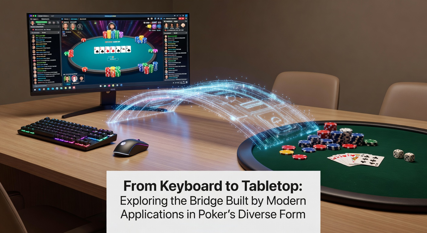 Live poker tafels waar spelers strategieën uit online apps toepassen tijdens toernooien en cash games