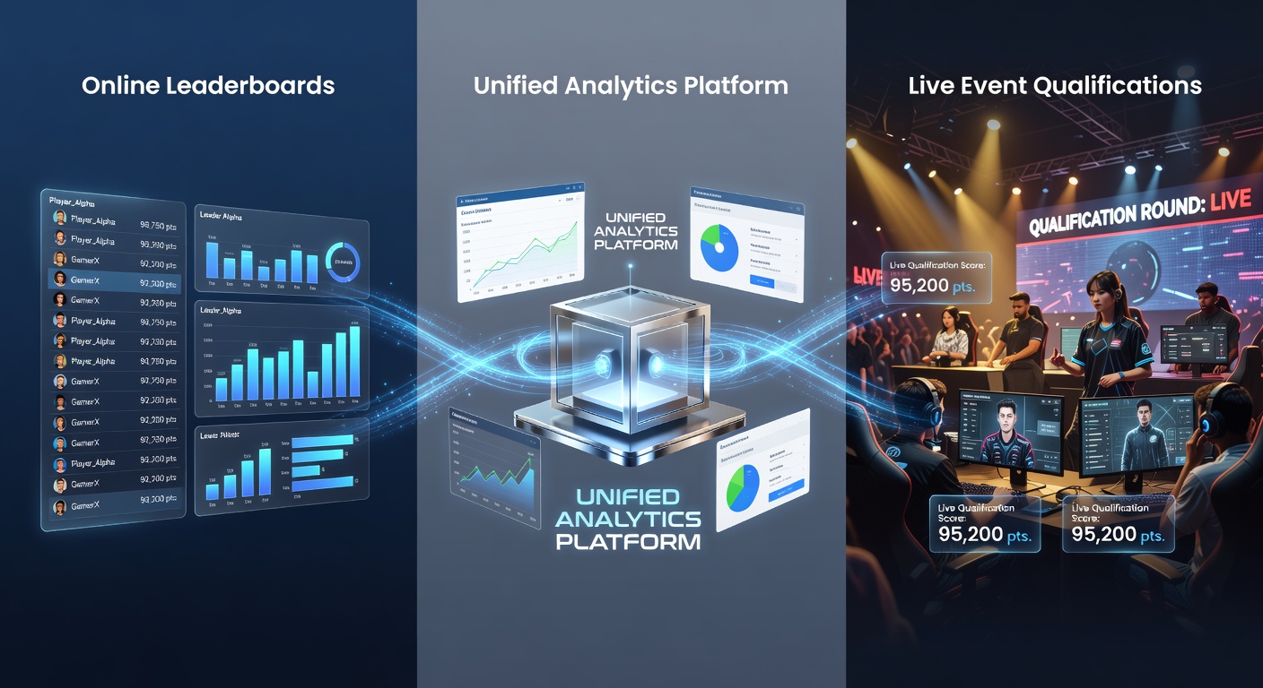 Geïntegreerde analyseplatforms die online pokerdata en live kwalificaties synchroniseren via dashboards en leaderboards